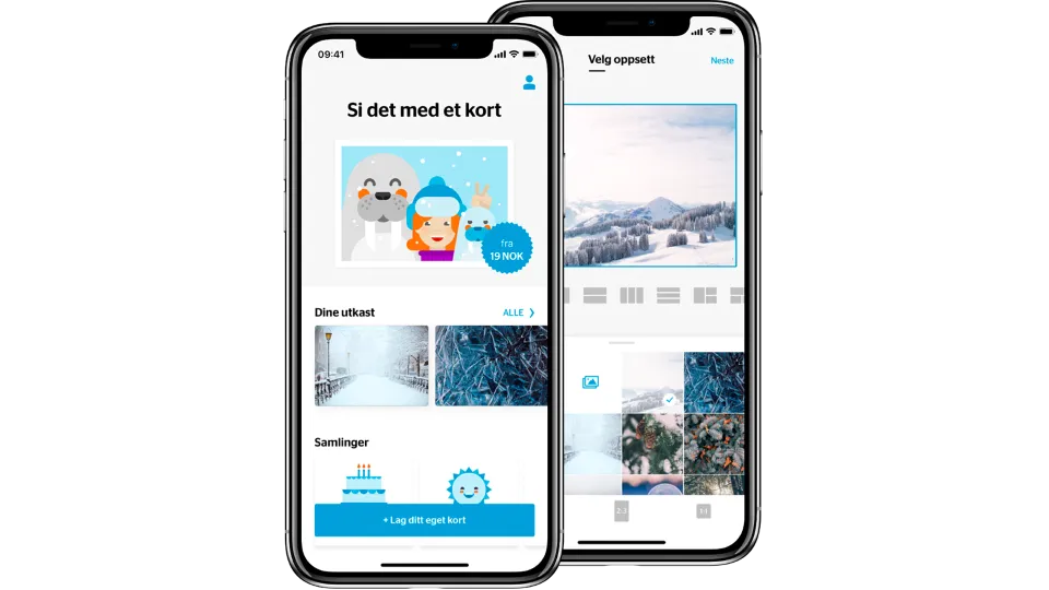 Postkortet Norge ny app