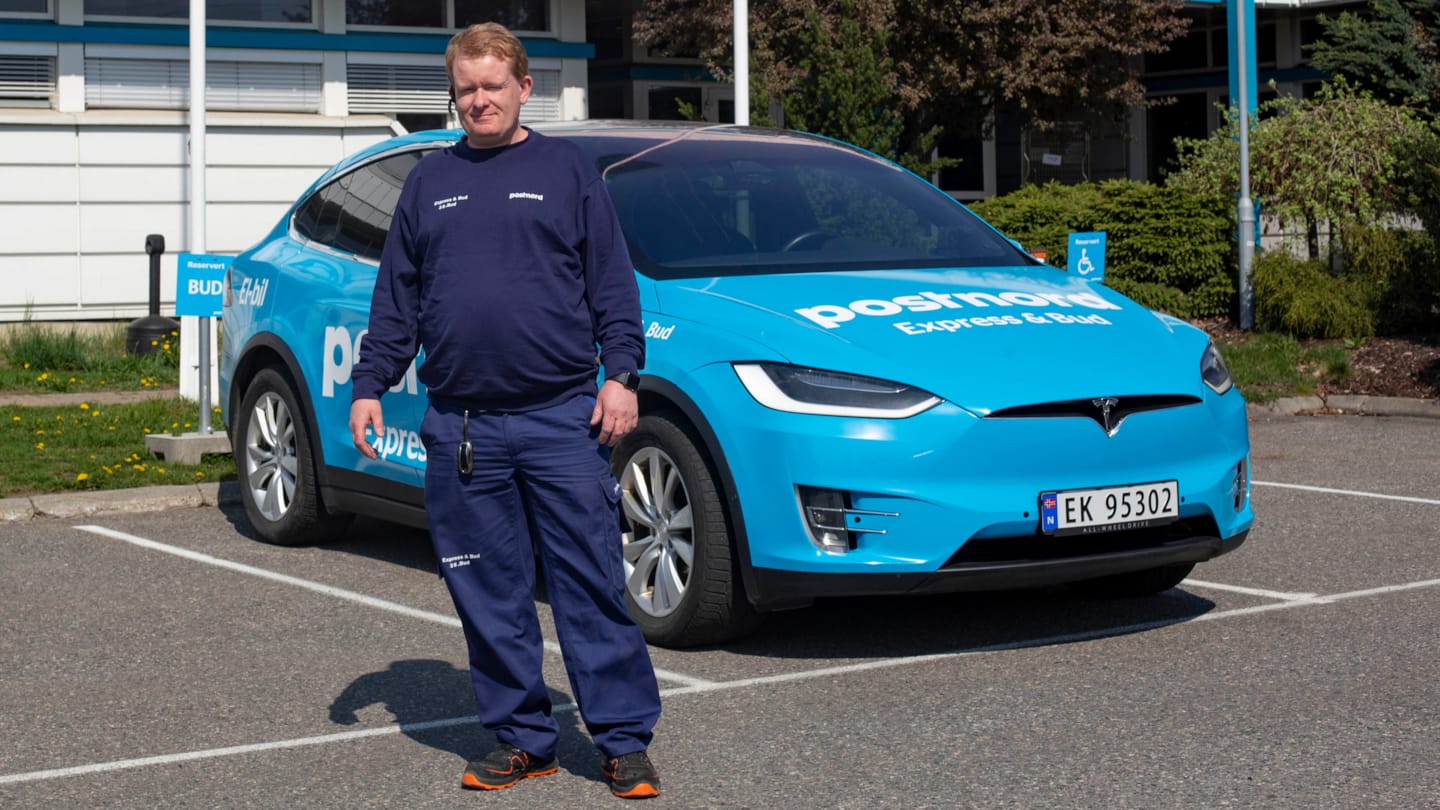 Budbil Vår første el-budbil i Oslo | PostNord