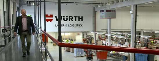 Stein Inge Viset, logistics manager at Würth Norway