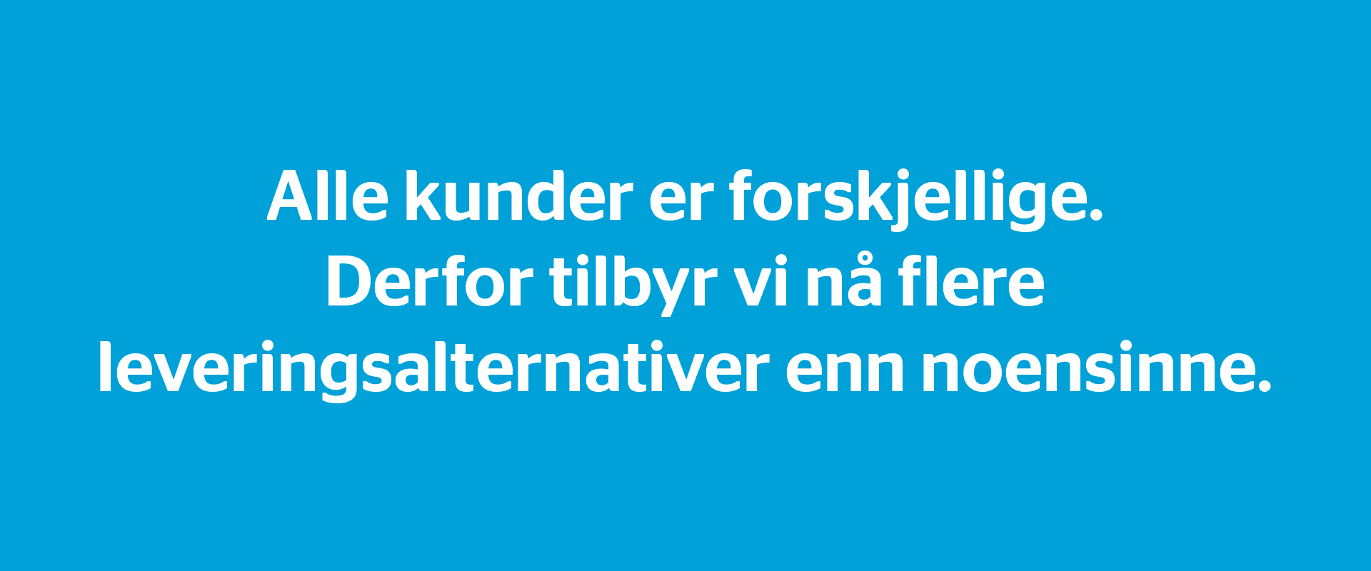 Alle kunder er forskjellige. Derfor tilbyr vi flere leveringsalternativer enn noensinne. (1).jpg