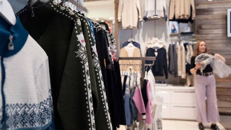 Dale of Norway sitt butikklokale på Karl Johans gate i Oslo.